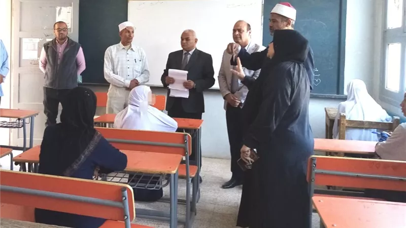 متابعات ميدانية مكثفة لامتحانات النقل بمعاهد سوهاج الأزهرية