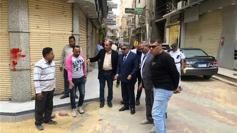 محافظ الدقهلية يتفقد المشروعات الخدمية بمنطقة 
