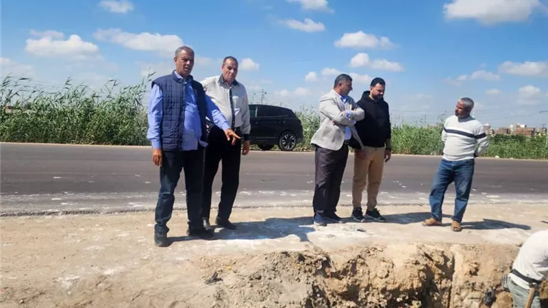 البدء اعمال تطوير وتجميل مدخل ابوالمطامير دمنهور