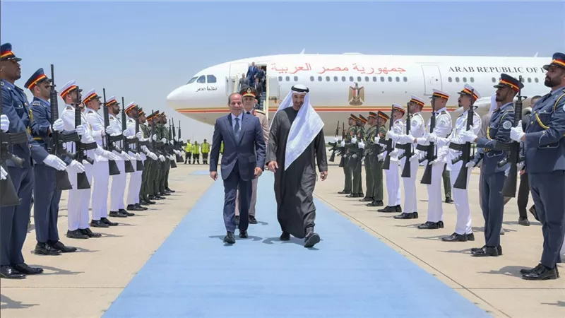 الرئيس السيسي يتوجه لأبوظبي في زيارة أخوية لدعم الإمارات 