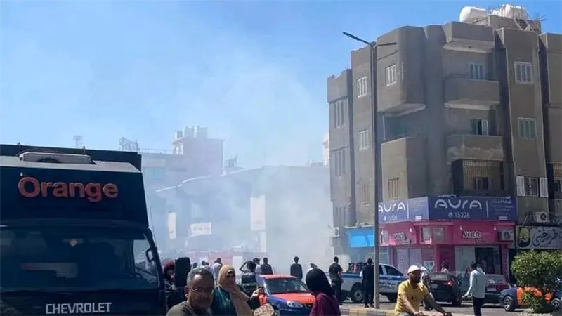 النيابة تنتدب المعمل الجنائي لكشف ملابسات حريق مدينة 6 أكتوبر