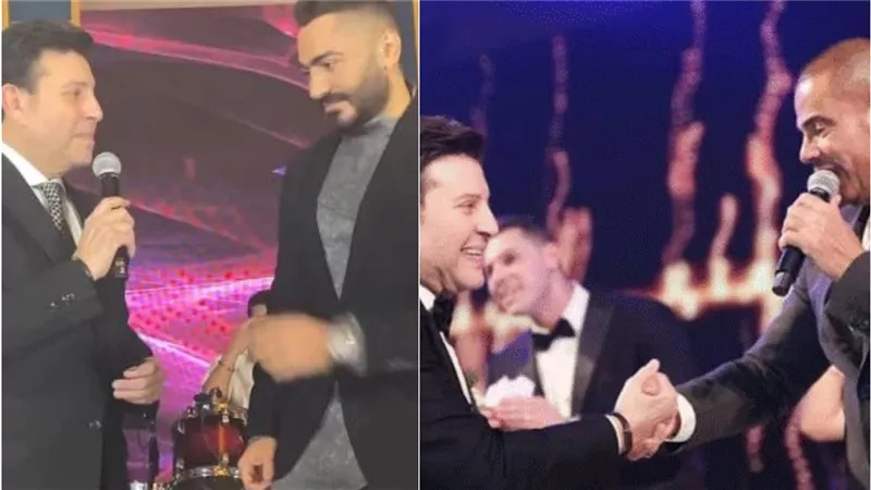 لهذا السبب غاب عمرو دياب وحضر تامر حسني عزاء هاني شاكر |فيديو
