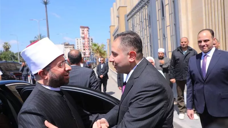 وزير الأوقاف ومحافظ دمياط يفتتحان مسجد رزق احتفالاً بالعيد القومي للمحافظة