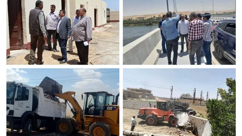 بنى سويف: حملات تموين بمركز ناصر واستمرار حملات إزالة التعديات 