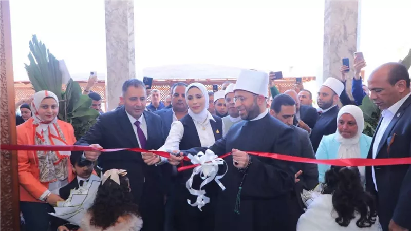 افتتاح مسجد رزق الرحمن برأس البر ضمن احتفالات دمياط بعيدها القومي