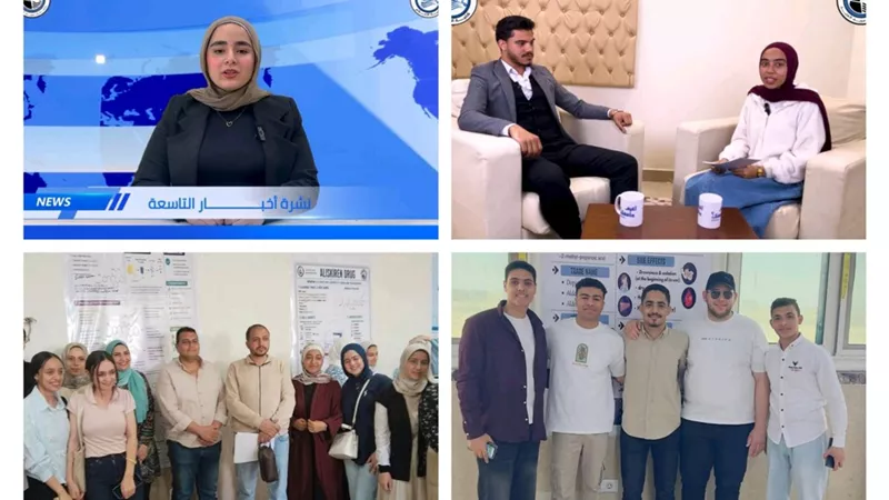 بنى سويف| إطلاق أول بودكاست ونشرة إخبارية تلفزيونية لطلاب جامعة بنى سويف الأهلية