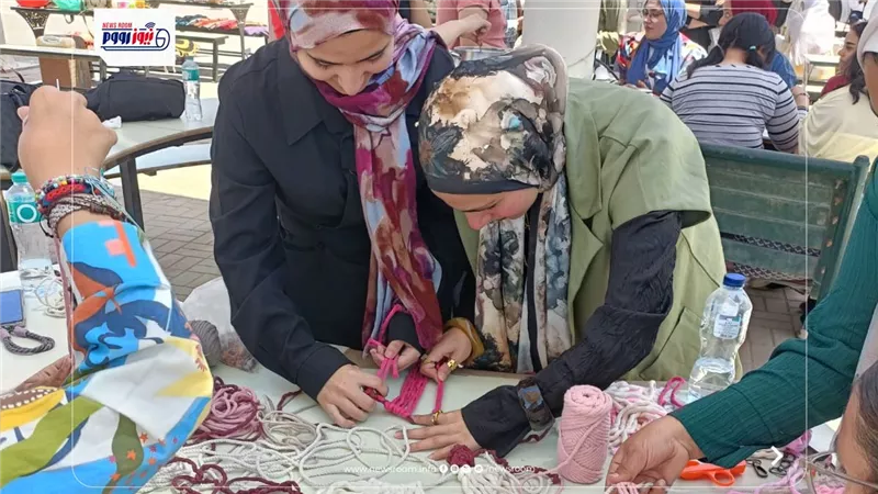 وحدة أيادي مصر بالفيوم تنظم بازار للحرف اليدوية والتراثية بجامعة أكتوبر للعلوم الحديثة