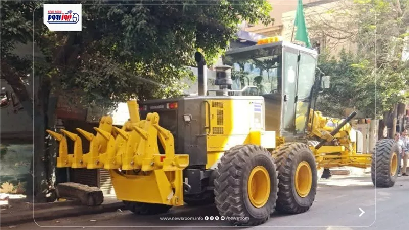 دعم منظومة الطرق بالمنيا بمعدات حديثة لرفع كفاءة التنفيذ وتسريع المشروعات