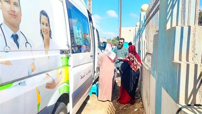 ضمن «حياة كريمة».. قافلة صان الحجر تخدم أكثر من 2000 مريض وإحالة 15 للجراحة
