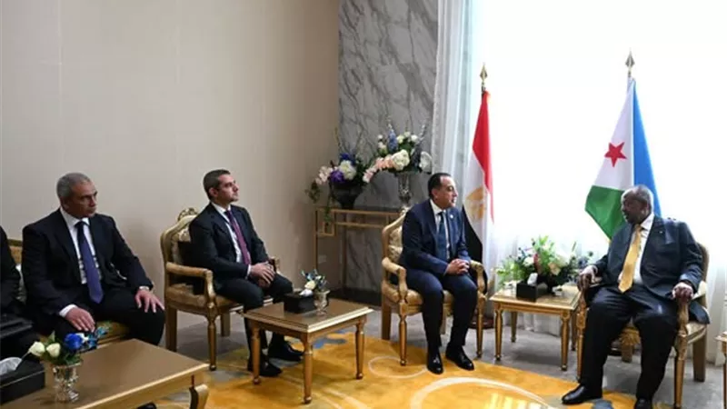 نيابة عن السيسي..مدبولي يشارك في تنصيب رئيس جيبوتي ويبحث تعزيز التعاون المشترك