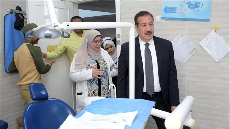 جولة مفاجئة لمحافظ بورسعيد بوحدة طب أسرة