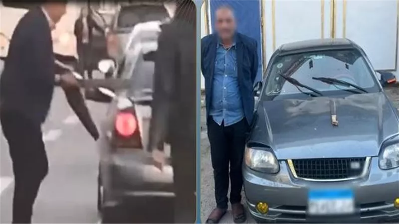 بسبب أولوية المرور.. ضبط قائد سيارة لوح بسلاح أبيض في الإسكندرية