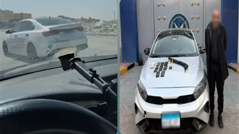 ضبط بلطجي أكتوبر صدم سيارة مواطنة حاولت توثيق اعتدائه على ابنة شقيقته