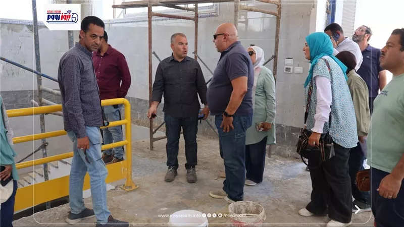 رئيس مياه الفيوم يتابع الأعمال النهائية لإنشاء محطتي قحافة والعزب الجديدة