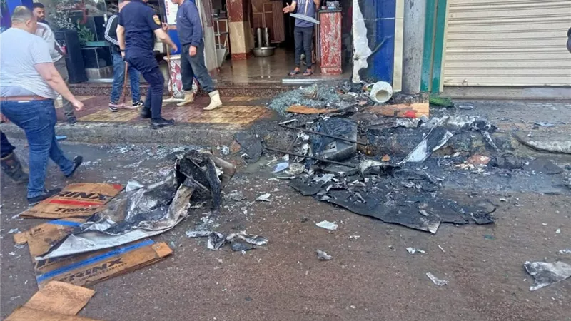 السيطرة على حريق داخل مطعم أسماك بالبحيرة دون خسائر بشرية