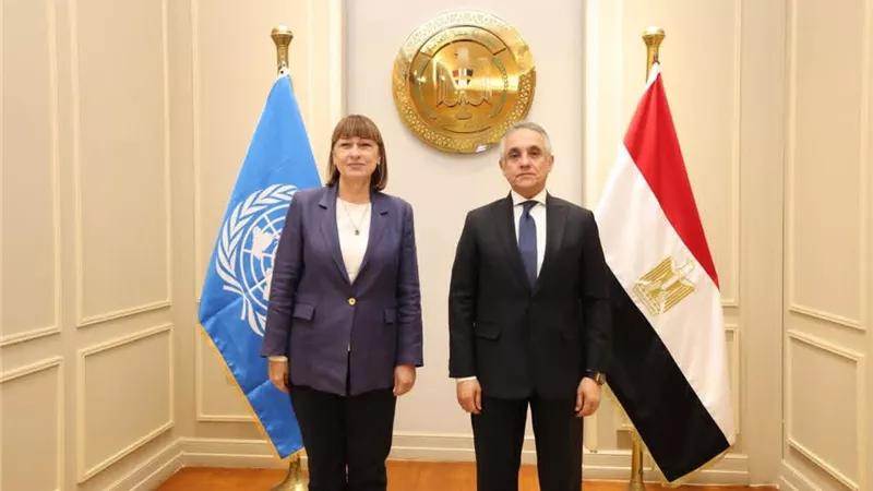 وزير العدل يلتقي المنسقة المقيمة للأمم المتحدة في مصر لبحث تعزيز التعاون في مجالات العدالة وسيادة القانون