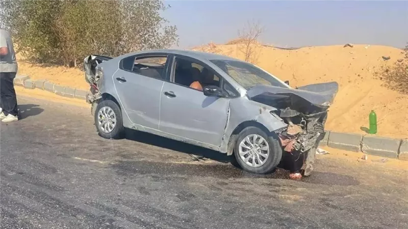 إصابة 3 طلاب بجامعة أسوان في انقلاب سيارة ملاكي على طريق المطار