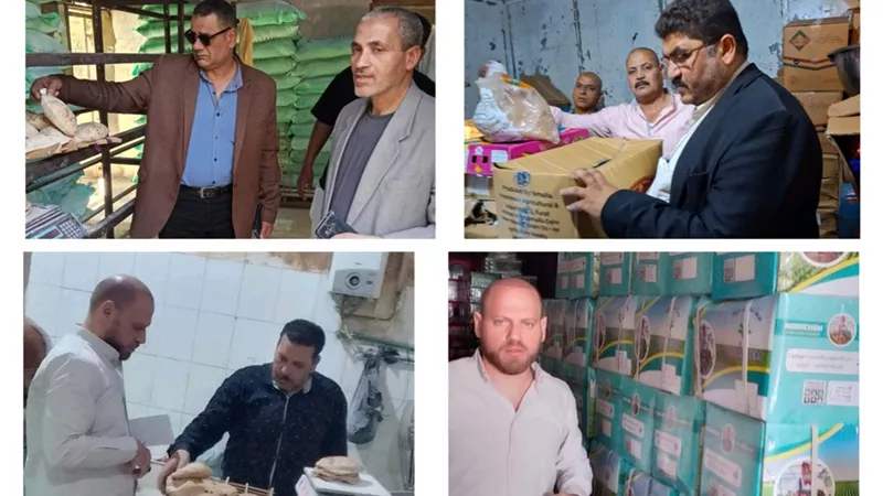 حملات تموينية مكثفة ببني سويف تضبط أدوية مجهولة وسلعًا مخالفة