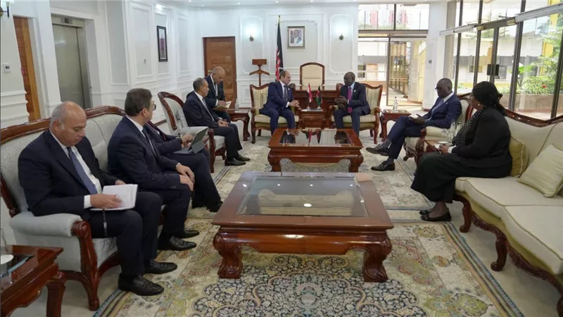 الرئيس السيسي ونظيره الكيني يبحثان بنيروبي تفعيل الشراكة الاستراتيجية الشاملة 