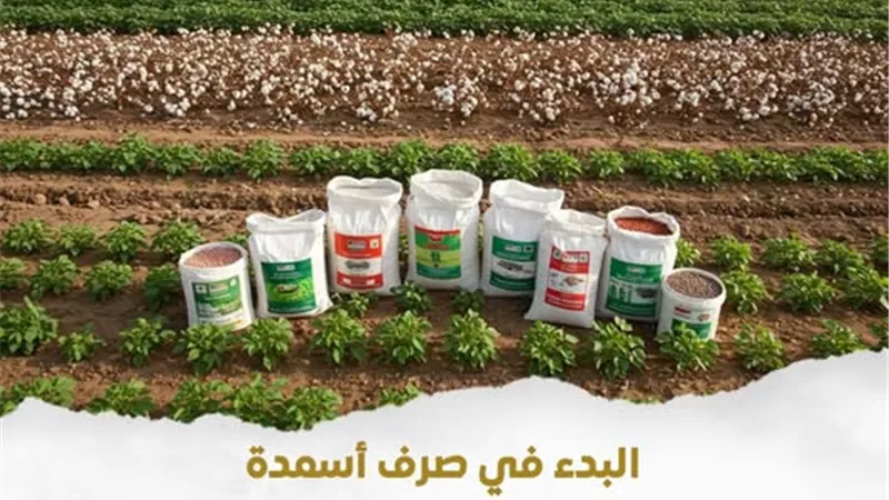 الزراعة: بدء صرف 6.6 مليون شيكارة من الأسمدة للموسم الزراعي الصيفي 2026
