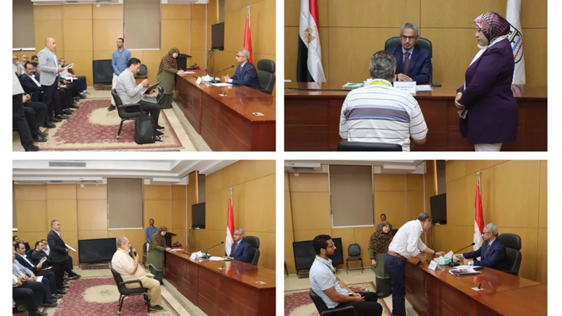 محافظ بني سويف يوجه بحلول وإجراءات بشأن شكاوى ومطالب المواطنين 