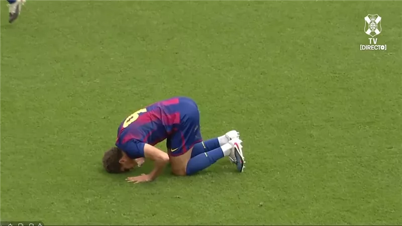 حمزة عبد الكريم يواصل التألق مع برشلونة بهدف في شباك تينيريفي 