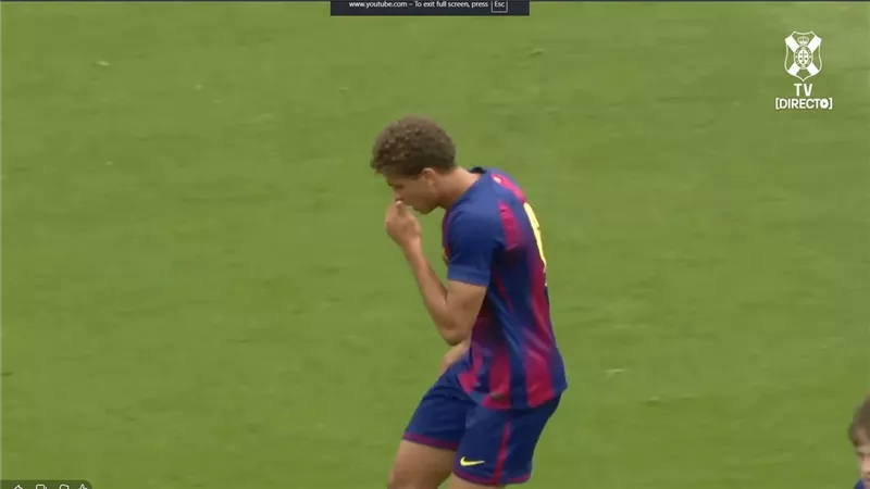 حمزة عبد الكريم يسجل في تأهل برشلونة لنصف نهائي كأس الأبطال (فيديو)