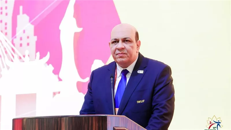 شريف مصطفى يشكر وزير الشباب والرياضة على دعم وتهنئة بعثة الكونغ فو في الصين
