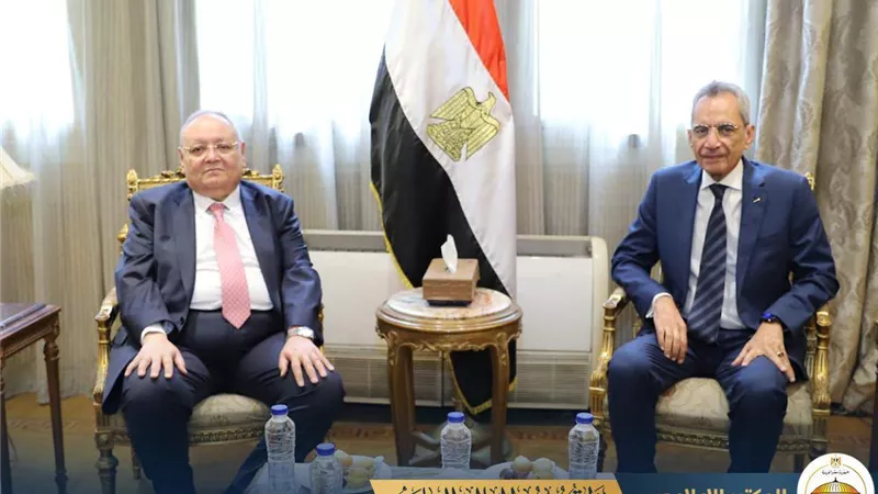 وزير شئون المجالس النيابية يستقبل رئيس مجلس الدولة لبحث آليات التعاون المشترك
