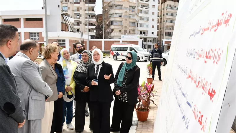 مياه دمياط تستعرض مشروعات التعاون الدولي أمام رئيسة وفد الاتحاد الأوروبي