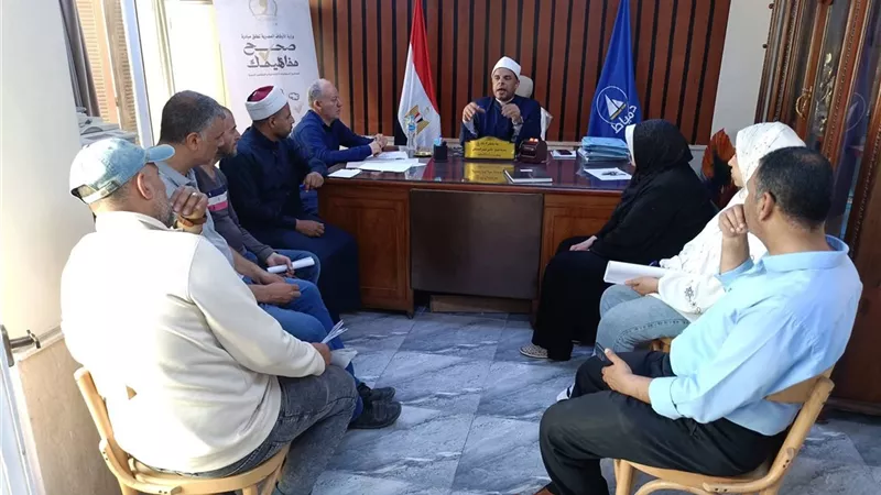 مدير أوقاف دمياط يشدد على الانضباط الإداري وتحسين الخدمات الدعوية