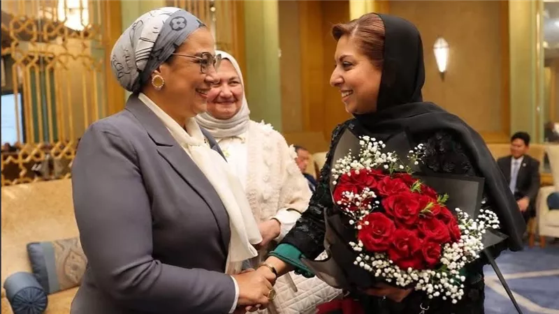 أمل عمار تشارك في تكريم أفنان الشعيبي بالسفارة السعودية في القاهرة