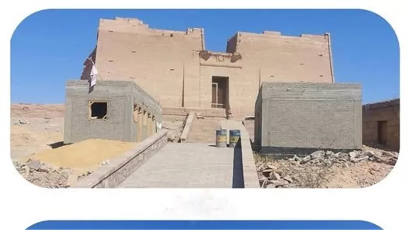 مصدر لجنة بـ الأعلى للآثار: إزالة المباني أمام معبد كلابشة في أسوان 