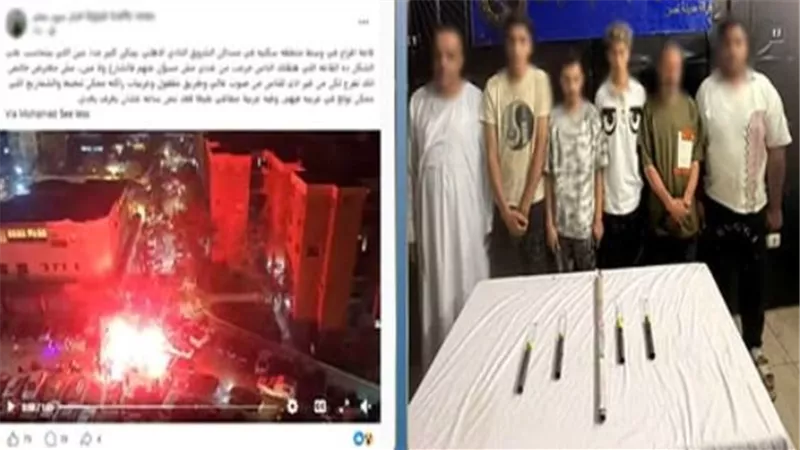 احتفالا بزفاف أحدهم.. الأمن يضبط المتهمين بإشعال ألعاب نارية في شوارع مدينة نصر