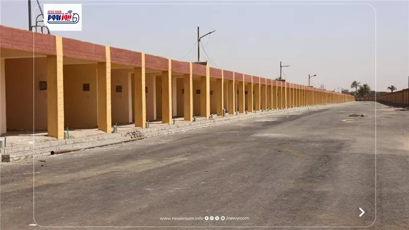 سوق بني مزار الحضاري بالمنيا.. 300 باكية ومرافق متكاملة لإنهاء العشوائية