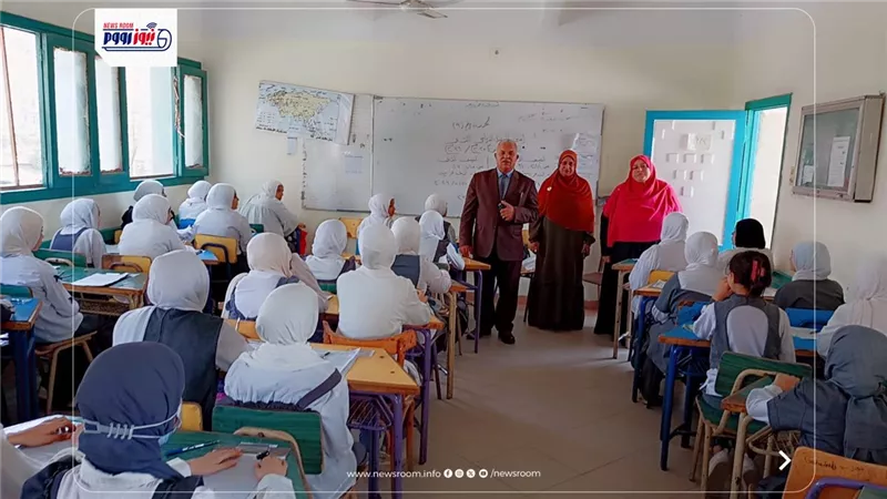 انضباط امتحانات النقل بمدارس الفيوم في يومها الأول