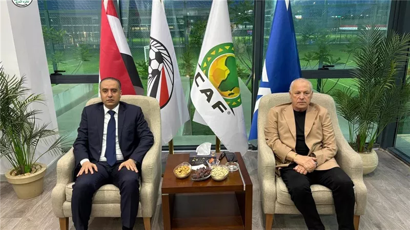 أبو ريدة يستقبل وليد صادي وزير الشباب والرياضة الجزائري