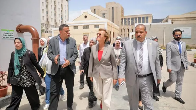 تعاون مصري أوروبي يرفع كفاءة محطة معالجة مياه دمياط لخدمة 400 ألف مواطن