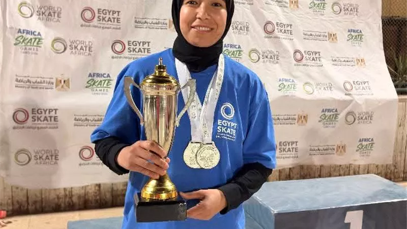 أبطال دمياط يتألقون في بطولة أفريقيا لرياضات الانزلاق ويحصدون ميداليات مشرفة 