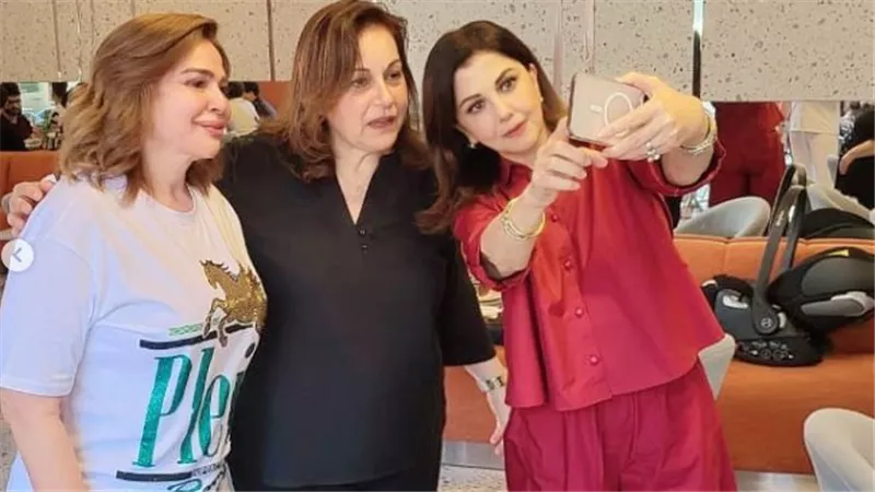 إلهام شاهين تنشر صورة رفقة ماجدة الرومي: ربنا يديم صداقتنا الحلوة