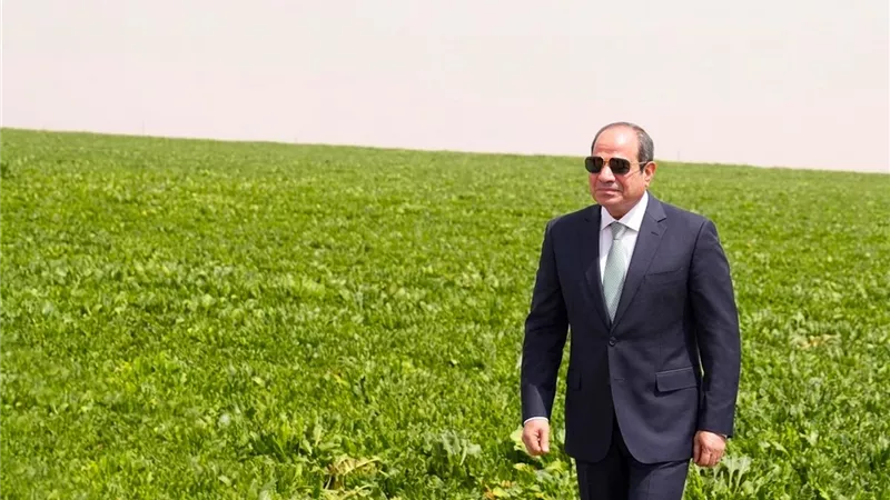السيسي يشهد افتتاح مشروع الدلتا الجديدة بمحور الشيخ زايد في الجيزة