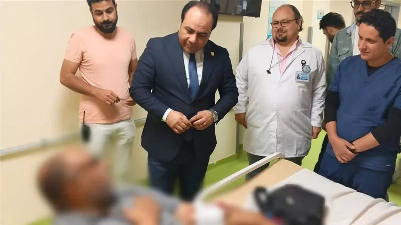 مدير فرع هيئة الرعاية الصحية بالإسماعيلية يتابع جاهزية مستشفى القنطرة شرق 