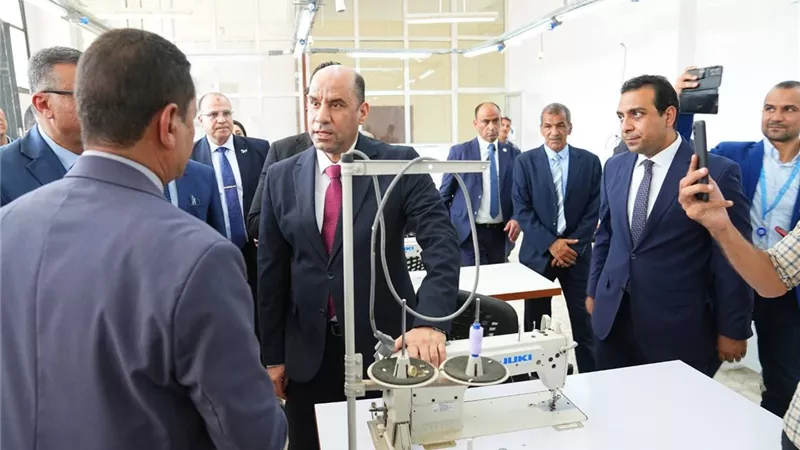 وزير العمل من داخل مركز تدريب مهني قفط بقنا:
