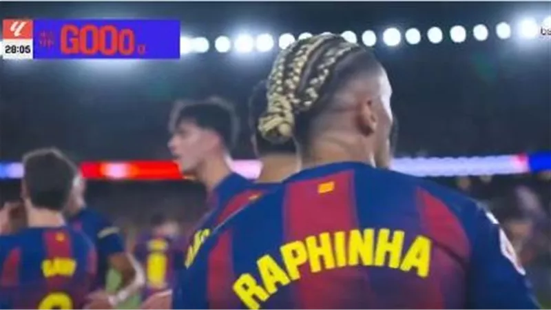 أهداف وملخص مباراة برشلونة وريال بيتيس الشوط الأول في الدوري الإسباني 2025-26
