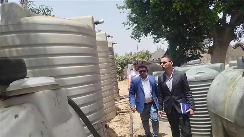 ضبط كيان مخالف لتصنيع مادة التنر المدعمة بالمنوفية والتحفظ على ٤الآف لتر 