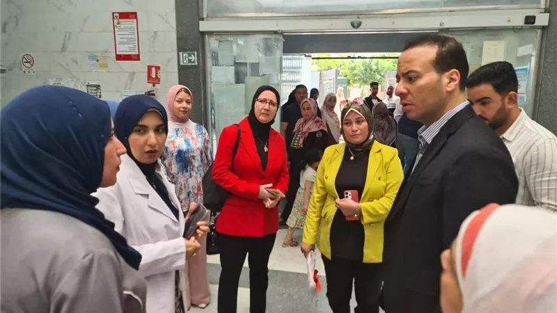 وكيل الوزارة يتفقد العمل بمركز صحة الأسرة بالأبعادية بالبحيرة