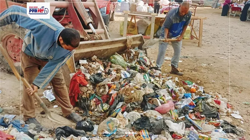 حملات مكثفة للنظافة ورفع الإشغالات وتحسين المظهر الحضاري بإطسا ويوسف الصديق 