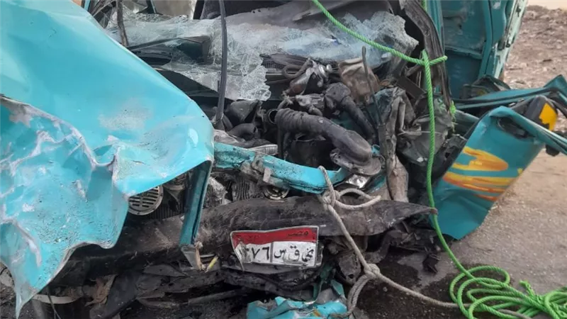 بسبب تصادم ربع نقل وميكروباص.. إصابة 13 شخصا بالقوصية بأسيوط 