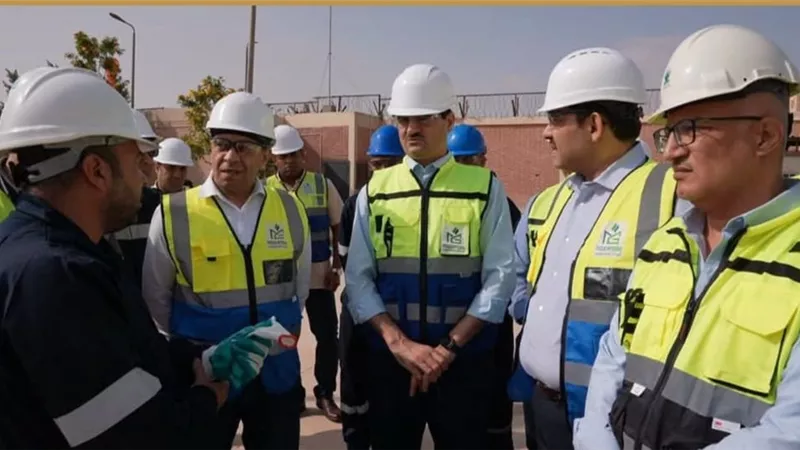 جولة ميدانية لرئيس إيجاس لمتابعة كفاءة التشغيل بمواقع الغاز والبوتاجاز