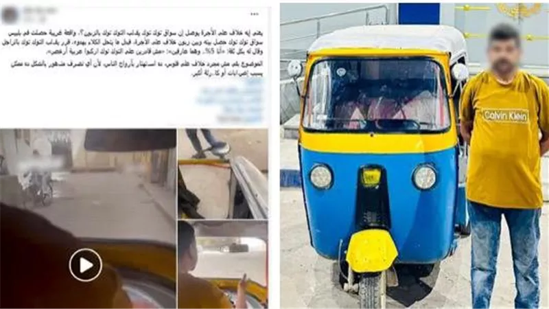 خلاف على الأجرة ينتهي بانقلاب توك توك وإصابة راكب في بلبيس